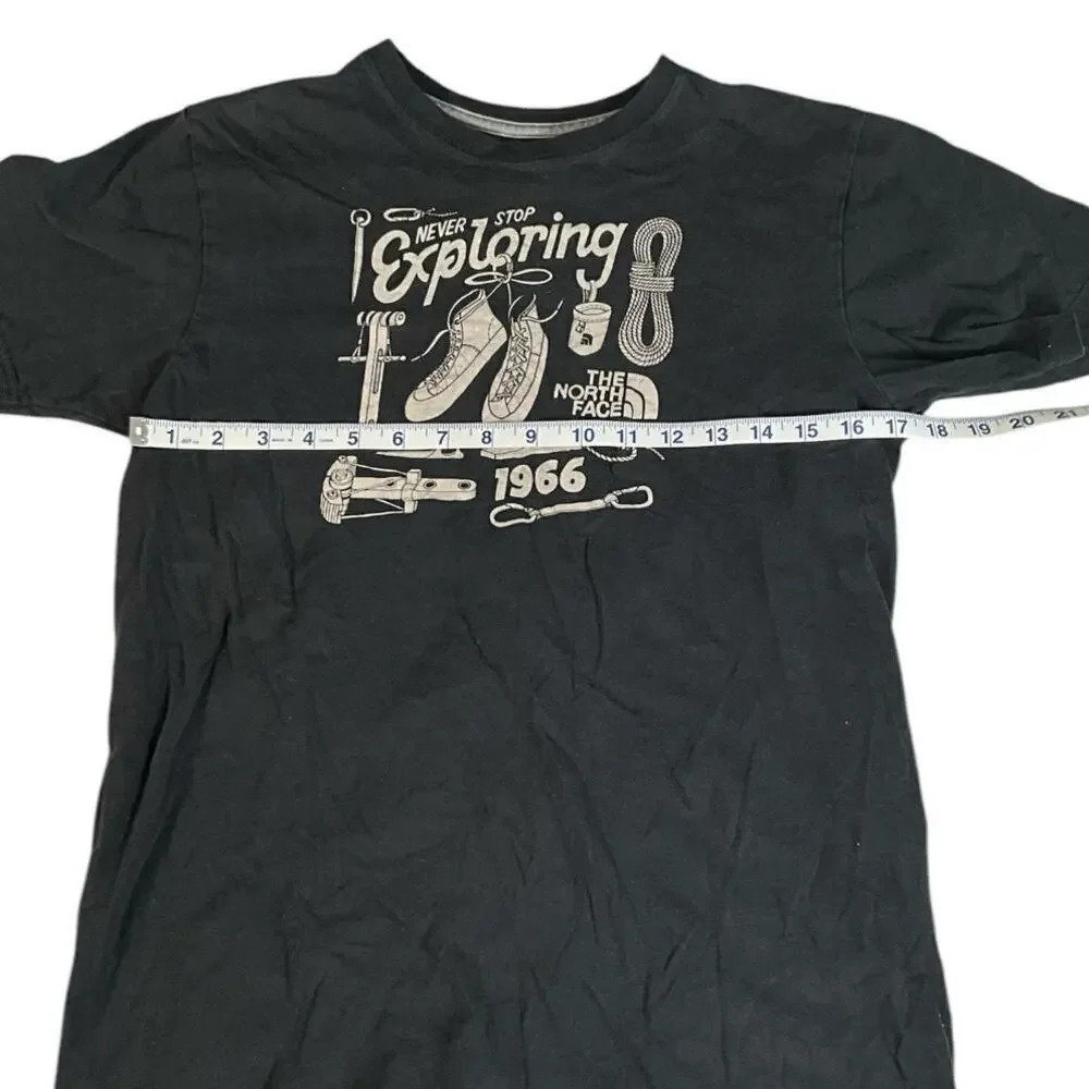 Bundle The North Face & Active T-Shirts Mens SM Black & Blue Skater 100% Cotton